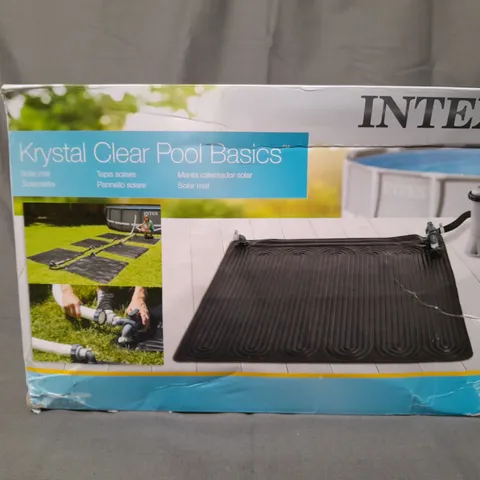 BOXED INTEX KRYSTAL CLEAR POOL BASICS SOLAR MAT