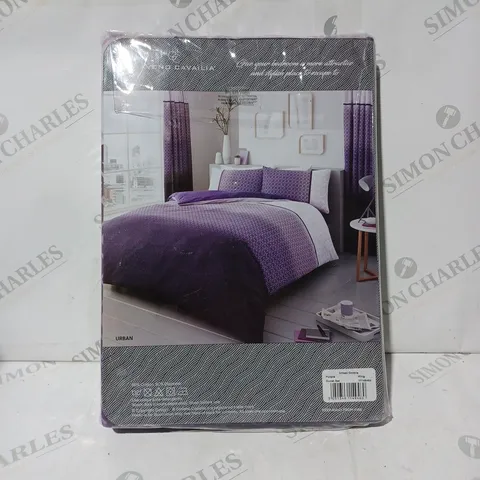 GAVENO CAVAILIA URBAN OMBRE PURPLE KING SIZE DUVET SET