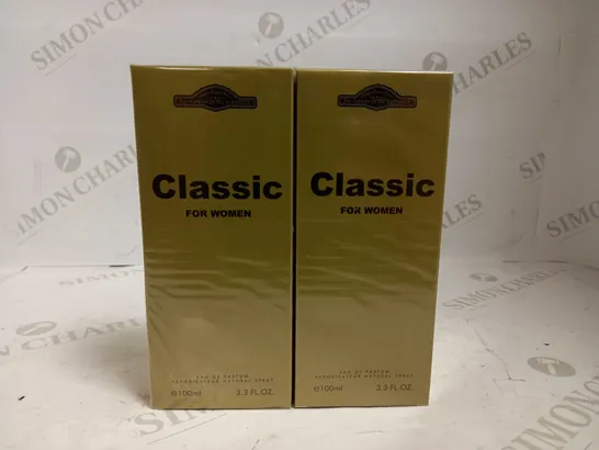 LOT OF 12 DFC CLASSIC FOR WOMEN EDP 100ML