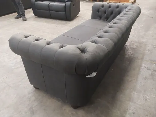 DESIGNER 3 SEATER CHESTERFIELD STYLE SOFA