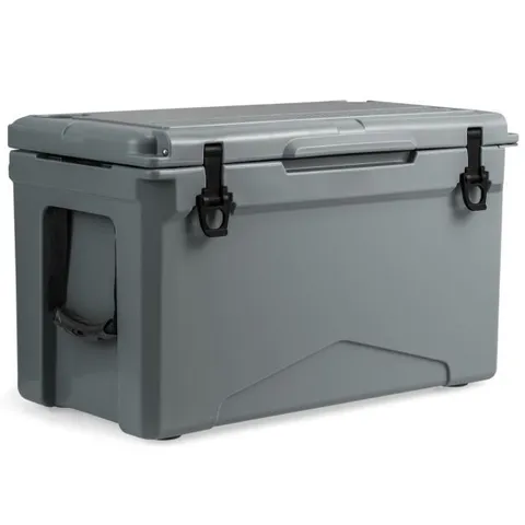 BOXED COSTWAY 47L QT ROTOMOLDED COOLER PORTABLE ICE CHEST ICE RETENTION FOR 5-7 DAYS