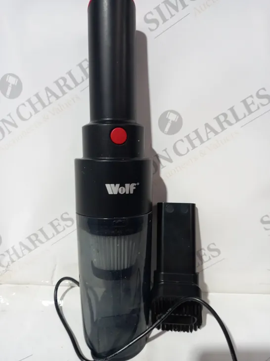 BOXED WOLF CORDLESS CAR BUDDY VACUUM CLEANER