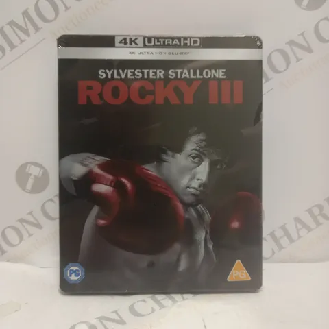 SEALED ROCKY III 4K BLU RAY 