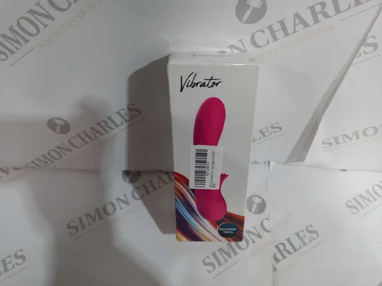 BOXED AND SEALED SILICONE VIBRATOR IN PINK