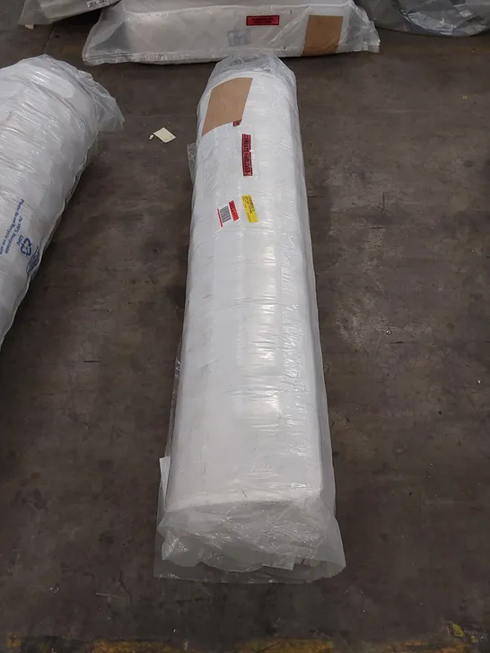 QUALITY BAGGED AND ROLLED 4'6" DOUBLE OPEN COIL MATTRESS