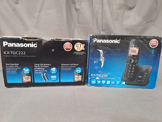 BOX OF APPROXIMATELY 20 ASSORTED PANASONIC DIGITAL CORDLESS ANSWERING SYSTEMS - COLLECTION ONLY