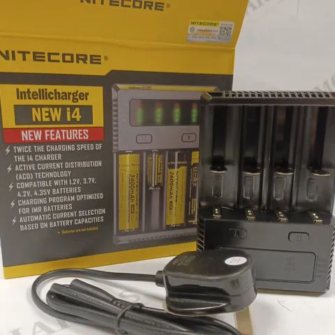 BOXED NITECORE I4 INTELLICHARGER BATTERY CHARGER