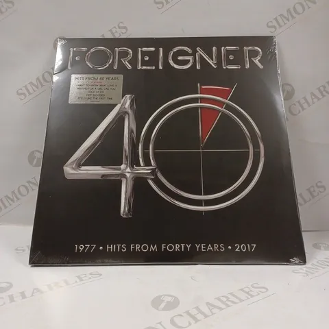 SEALED FOREIGNER "40" HITS FROM 40 YEARS 1977-2017