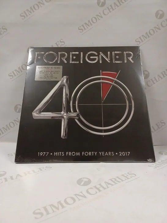 SEALED FOREIGNER "40" HITS FROM 40 YEARS 1977-2017