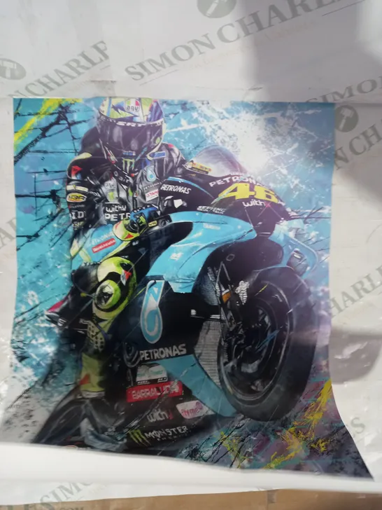 LOT OF 2 VALENTINO ROSSI ART PRINTS