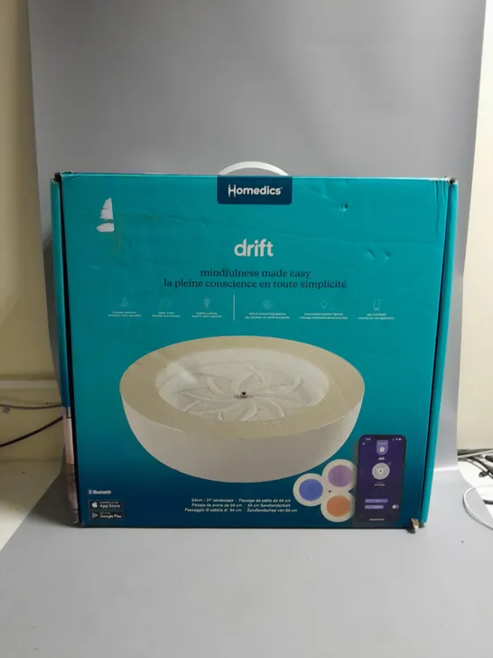 BOXED HOMEDICS DRIFT SAND TABLE BLUETOOTH 