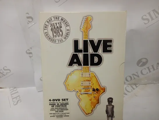 WARNER MUSIC VISION LIVE AID 4 DVD BOXSET