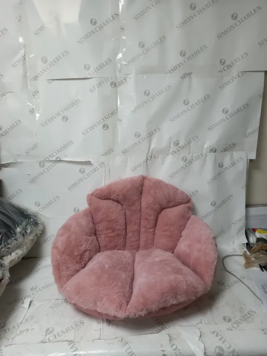 COZEE HOME FAUX FUR SUPPORT CUSHION PINK