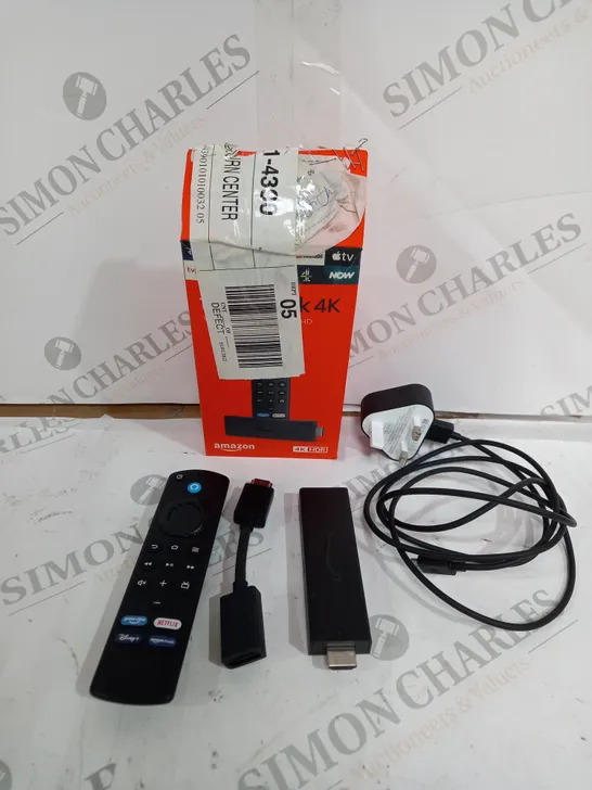 AMAZON FIRE TV STICK 4K BLACK 