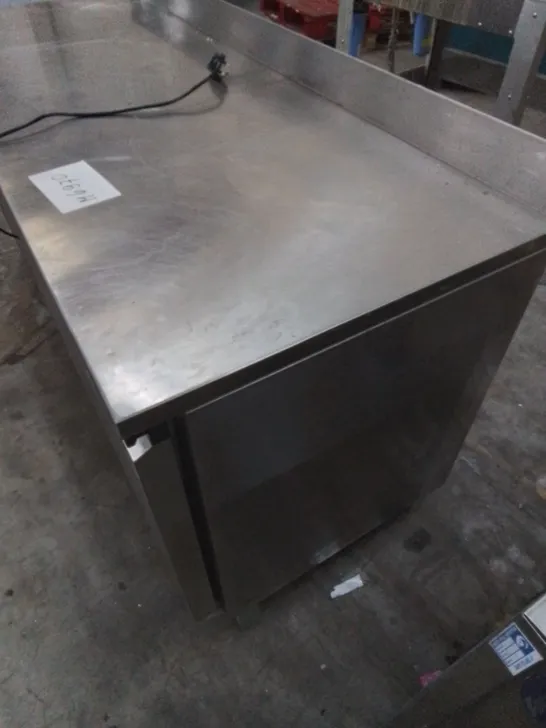 FOSTER COMMERCIAL STAINLESS REFRIGERATED KITCHEN PREP COUNTER 