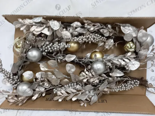 6FT CHAMPAGNE GOLD PRE LIT GARLAND RRP £39.99