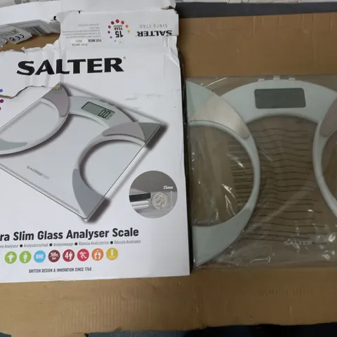 SALTER ULTRA SLIM GLASS ANALYSER SCALE