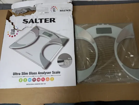 SALTER ULTRA SLIM GLASS ANALYSER SCALE