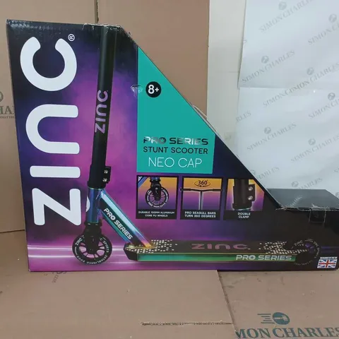 BOXED ZINC NEOCAP PRO SERIES STUNT SCOOTER