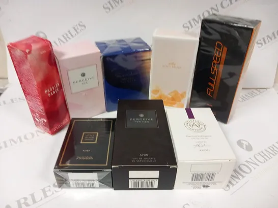 APPROXIMATELY EIGHT ASSORTED AVON FRAGRANCES