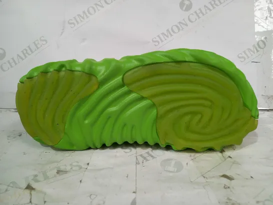 BOXED PAIR OF CROCS SHOES IN GREEN SIZE M10/W12