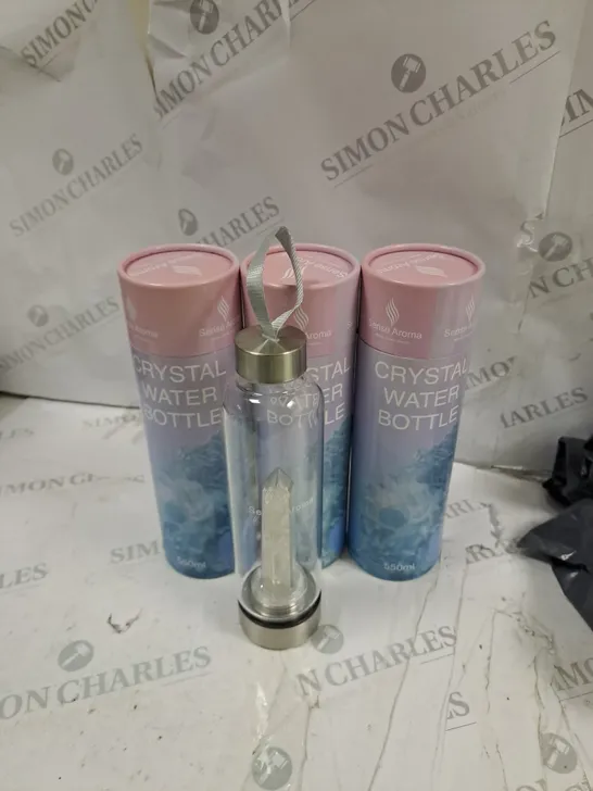 SET OF 3 SENSE AROMA CRYSTAL WATER BOTTLE 