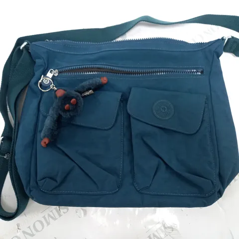 KIPLING BLUE HAND BAG 