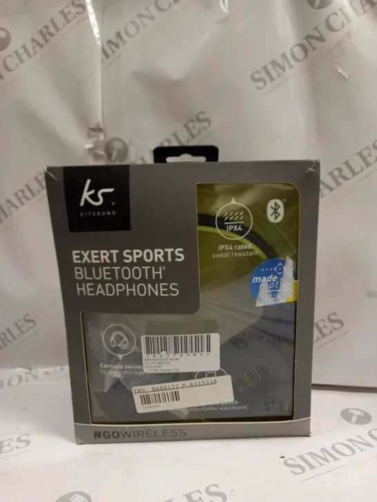 BOXED KITSOUND EXERT SPORTS HEADPHONES 