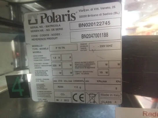 POLARIS P 70 TN SINGLE FRIDGE