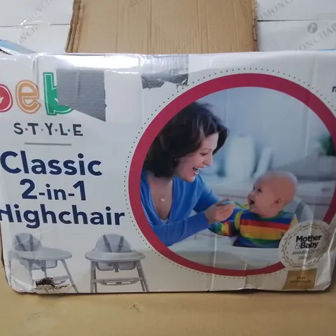 BEBE STYLE CLASSIC 2-IN-1 HIGHCHAIR