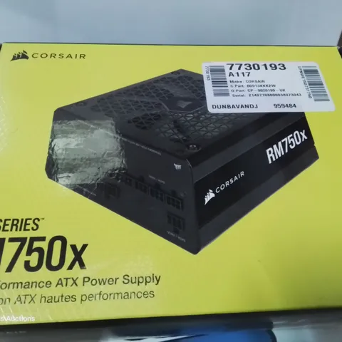 BOXED CORSAIR RM750x HIGH PERFORMANCE POWER SUPPLY