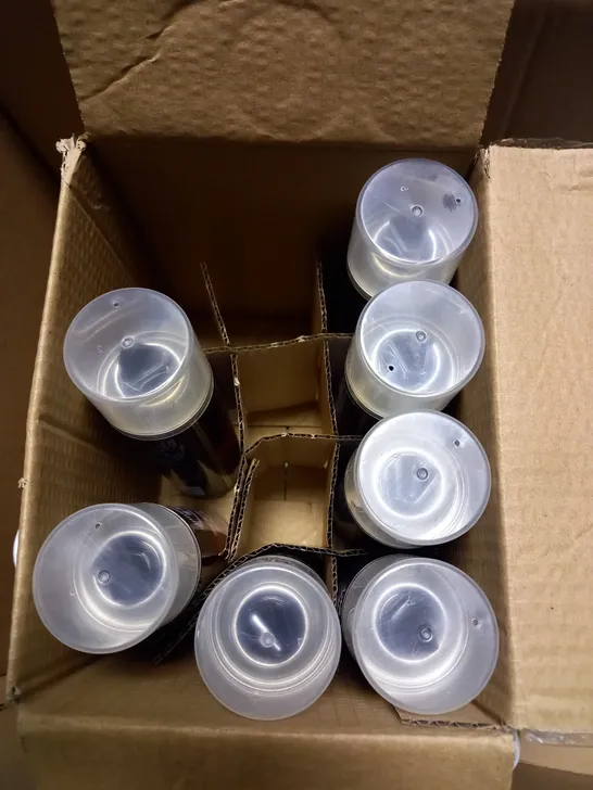 BOX OF 8 ASSORTED SPRAY PAINTS 