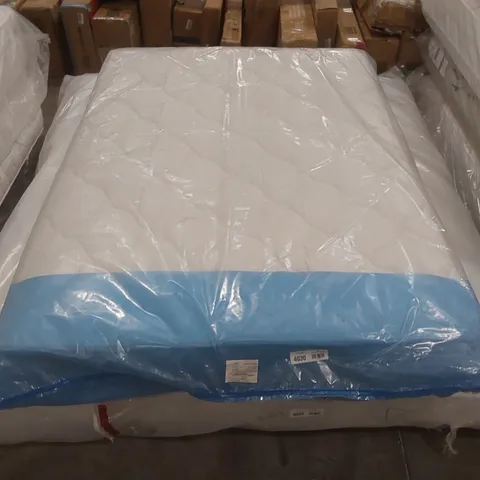 QUALITY BAGGED DOUBLE 135cm AIRSPRUNG LUXURY QUILTED MEDIUM MATTRESS