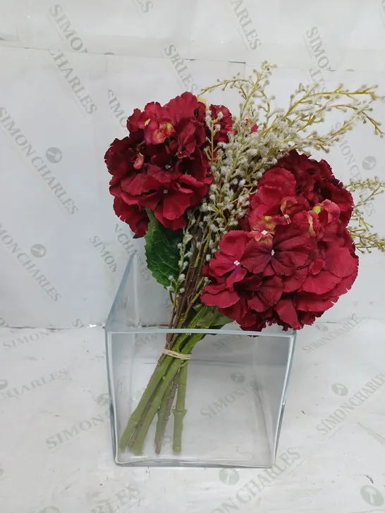 BOXED ROSE FAUX FLOWER SET 