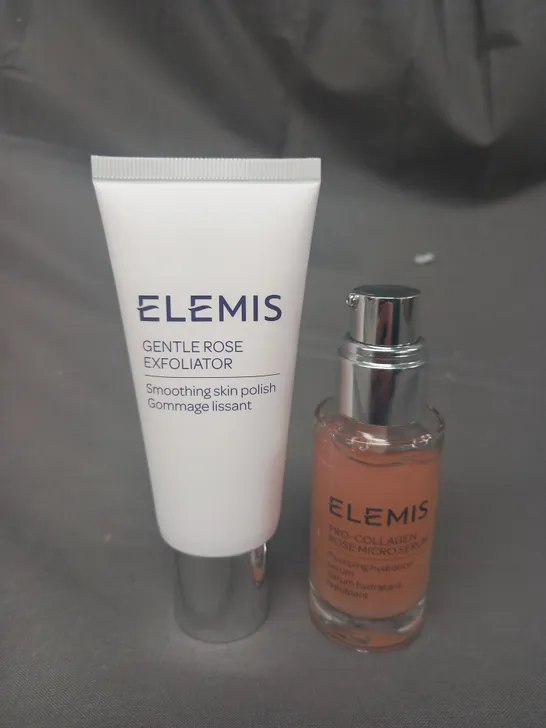 ELEMIS GENTLE ROSE EXFOLIATOR AND PRO COLLAGEN ROSE MICRO SERUM DUO