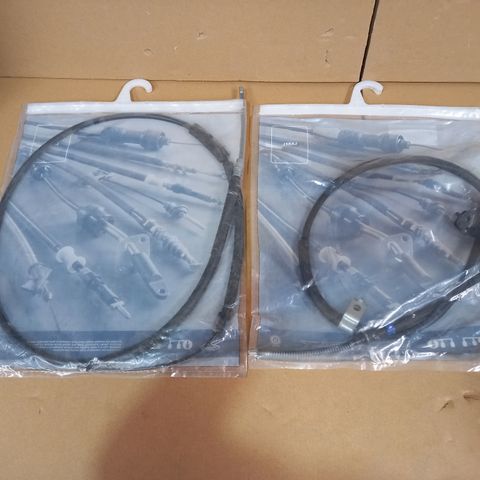 LOT OF 2 ASSORTED ALL BRAKE SYSTEMS BRAKE CABLES TO INCLUDE K15508 AND K11457