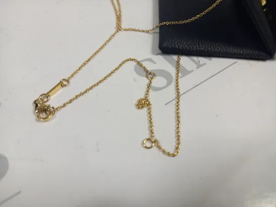 BOXED GOLD EFFECT NECKLACE