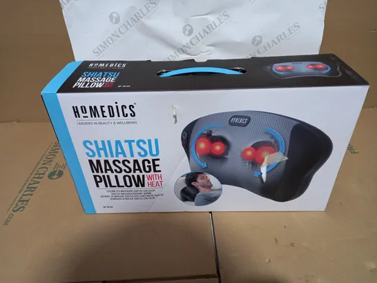 BOXED HOMEDICS SHIATSU MASSAGE PILLOW WITH HEAT SP-7H-EU