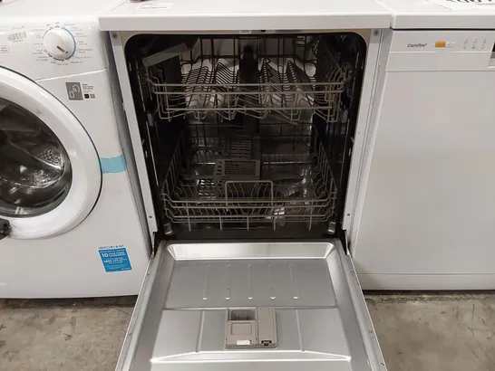 COMFEE' FREESTANDING DISHWASHER FD1435E-W WITH 14 PLACE SETTINGS, FULL SIZE, 44DB, WIDE LED DISPLAY, DELAY START, HALF LOAD FUNCTION, FLEXIBLE RACKS, WHITE (KWH-FD1435E-W) [ENERGY CLASS D]