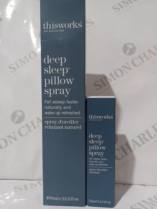 BOXED THISWORKS DEEP SLEEP PILLOW SPRAY SET