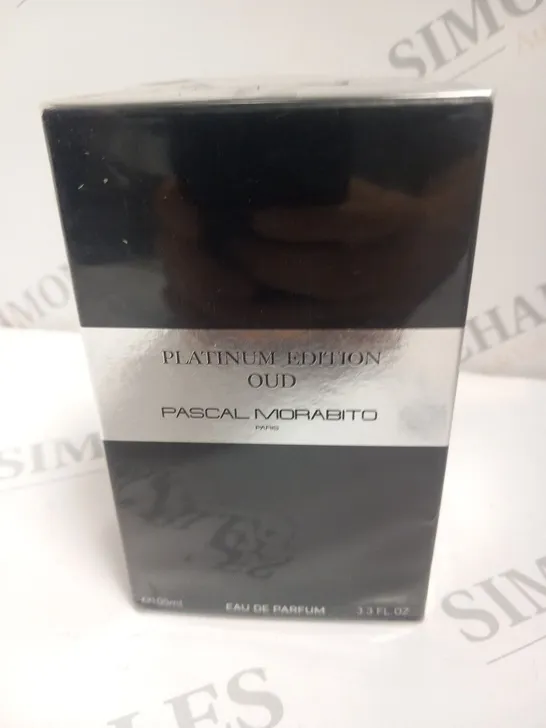 BOXED AND SEALED PLATINUM EDITION OUD PASCAL MORABITO PARIS EAU DE PARFUM 100ML