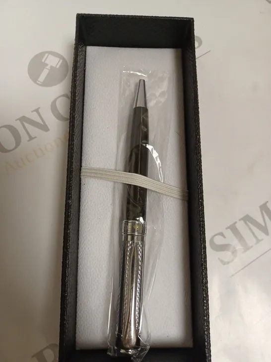 BOXED SWAN & EDGAR LTD ED ROTATING SPEEDSTAR WATCH BLACK SILICONE STRAP WITH SWAN & EDGAR PEN