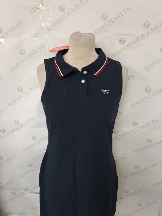 SUPERDRY VINTAGE POLO DRESS SIZE 12