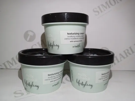 LOT OF 4 X 100ML MILK SHAKE LIFESTYLING TEXTURIZING CREAM