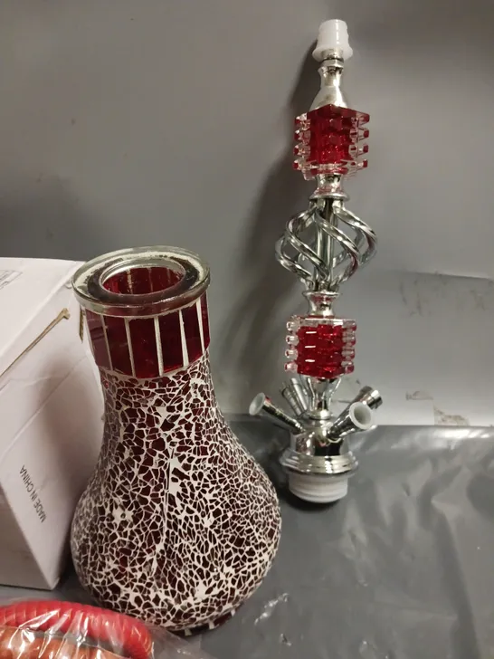 HOOKAH SMOKING PIPE - RED