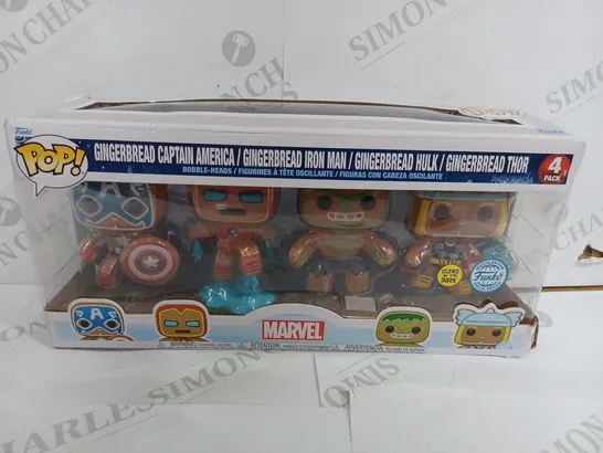 POP! MARVEL GINGERBREAD BOBBLE HEADS