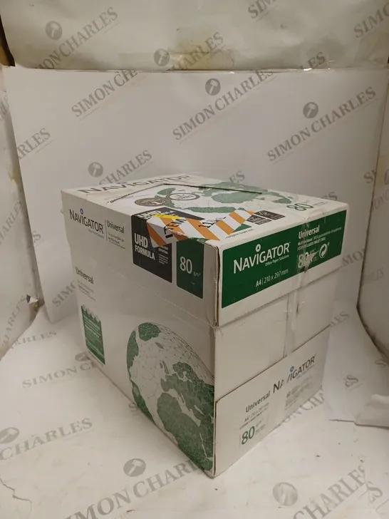 BOXED NAVIGATOR UNIVERSAL A4 PAPER 80 WHITE - PACK OF 2500 SHEETS