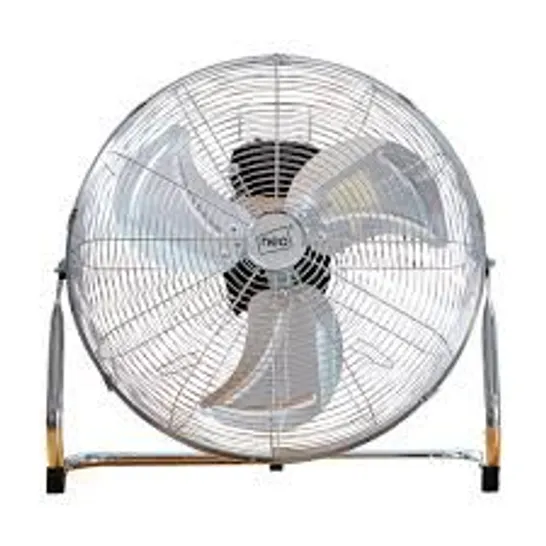 BOXED NEO HIGH VELOCITY CHROME METAL FLOOR FREESTANDING FAN - SIZE: 20" (1 BOX)