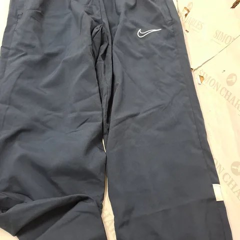 NIKE STANDARD FIT NAVY TRACKSUIT PANTS - SMALL