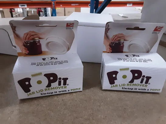 2 BOXED POPIT JAR LID REMOVER 